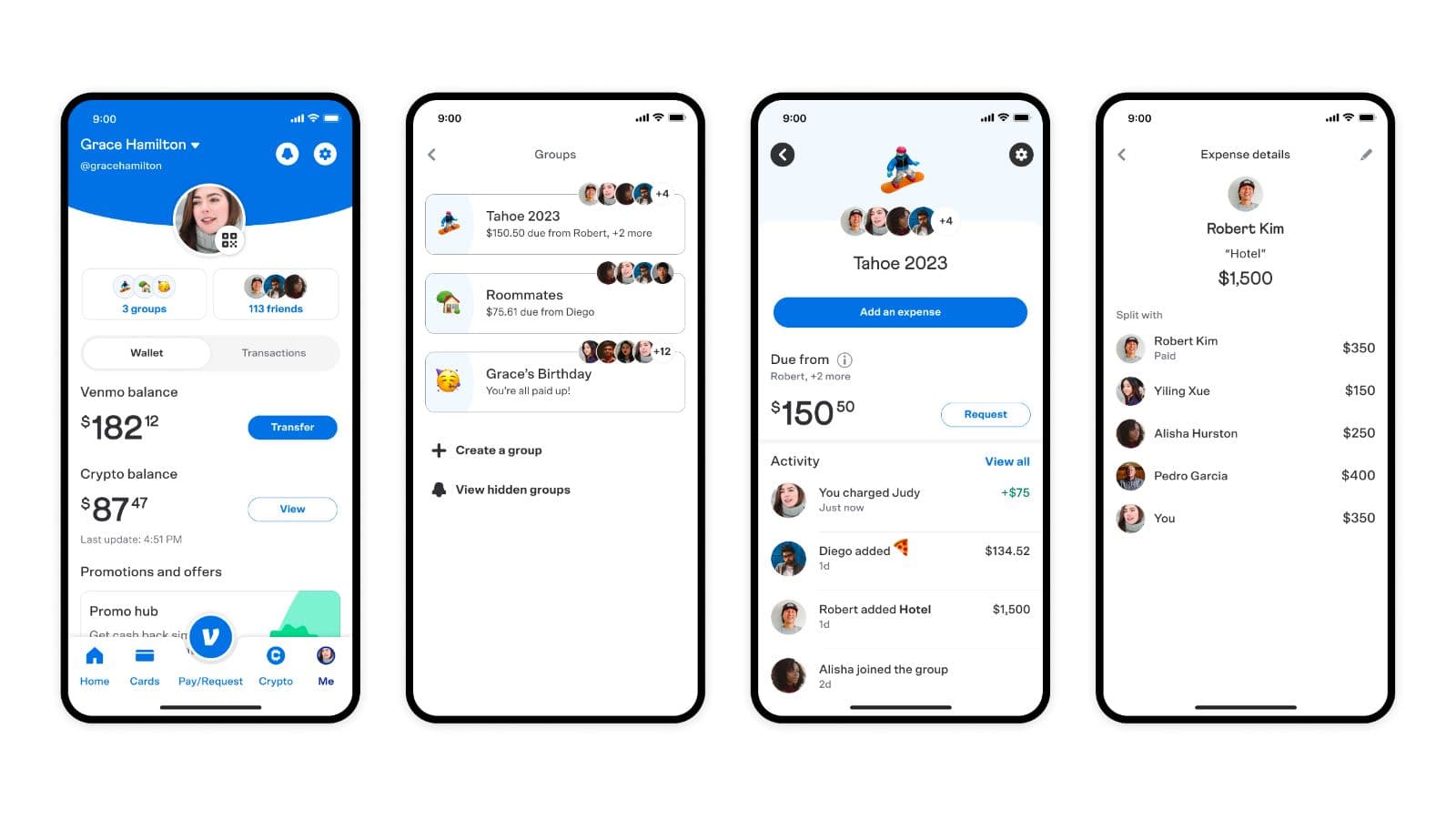Venmo website payment interface